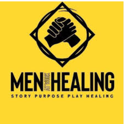 Men At Work Healing logo reading Story, Purpose, Play, Healing